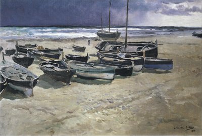 Stormy Day, Valencia by Joaquín Sorolla